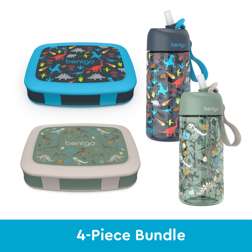 bentgo-kids-prints-lunch-boxes-and-water-bottles-v1 bentgo-lunch-box-bottle-bundle-dinsoaur-fossils-1.jpg